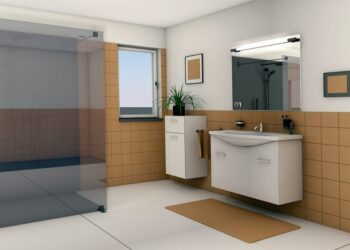 květiny v koupelně