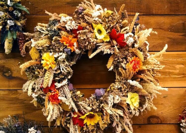 podzimní věnec