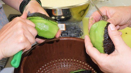 přezrálé avokádo