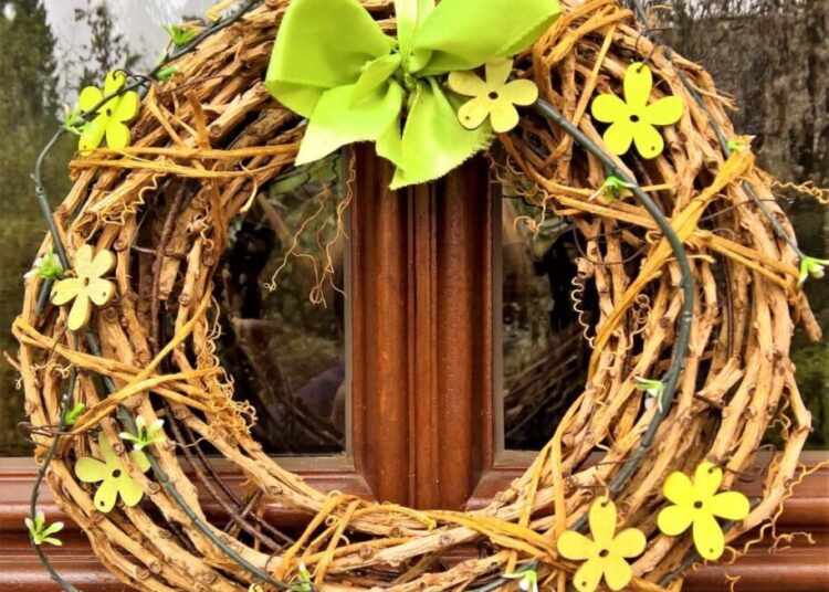 věnec na dveře