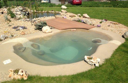 koupaci jezirka - Vodní plocha v zahradě - vybudujte si okrasná nebo koupací jezírka