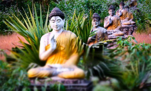 lot buddhas statues in loumani buddha garden hpa an myanmar - Co udělat pro to, aby jaro požehnalo také vaši zahradu