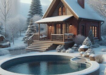 bazén - vedle domu foto