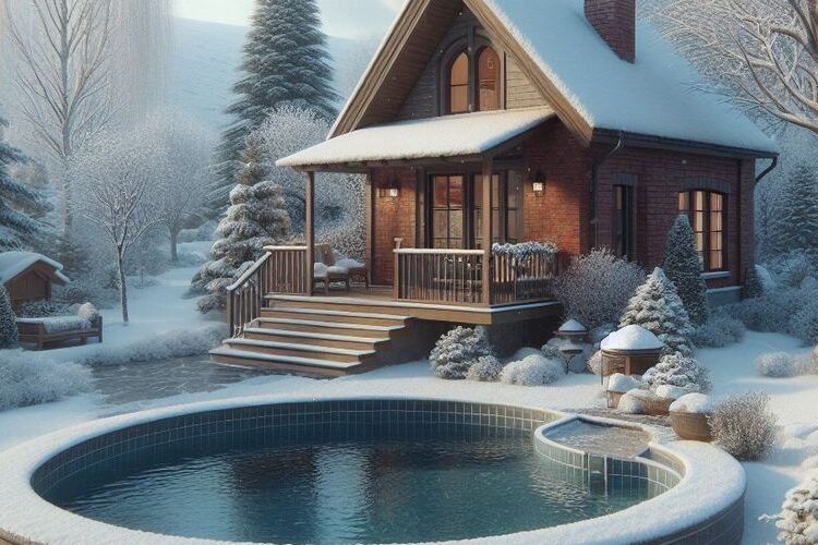 bazén - vedle domu foto