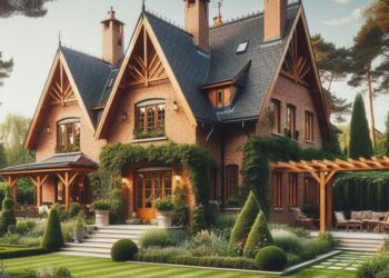 pergola a zelená tráva