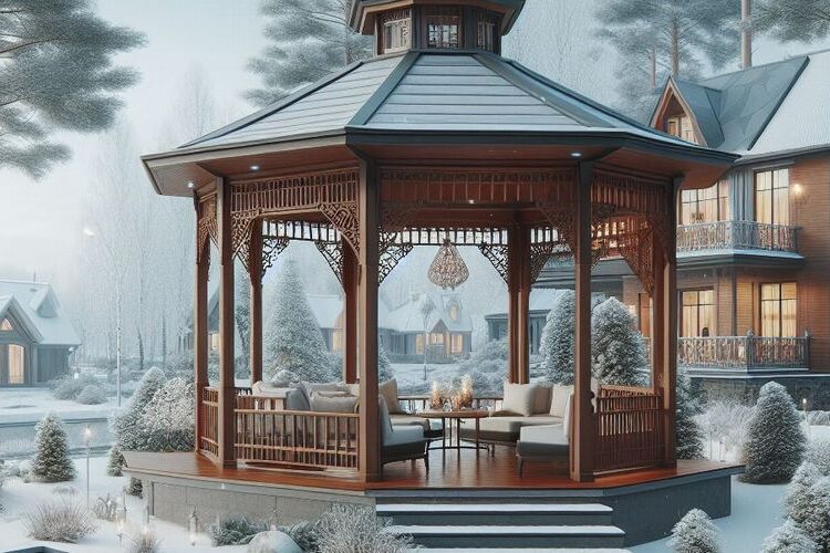 altán foto před domem