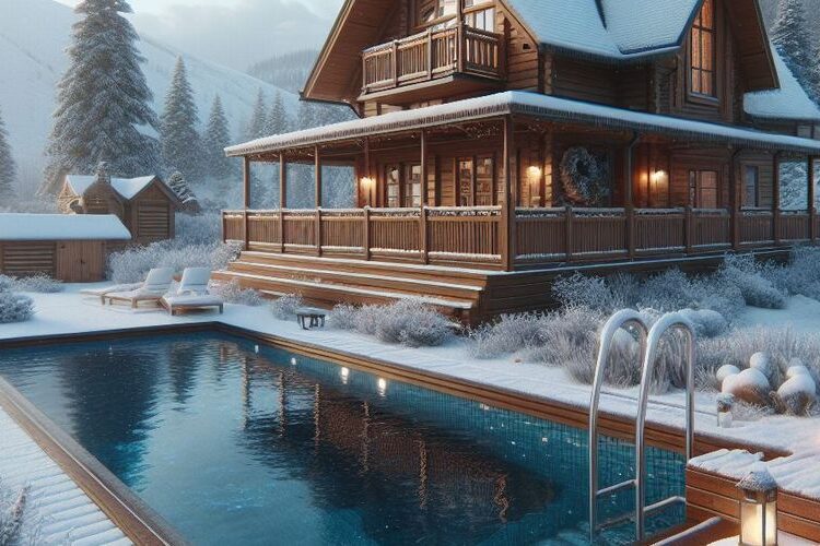 bazén před domem foto