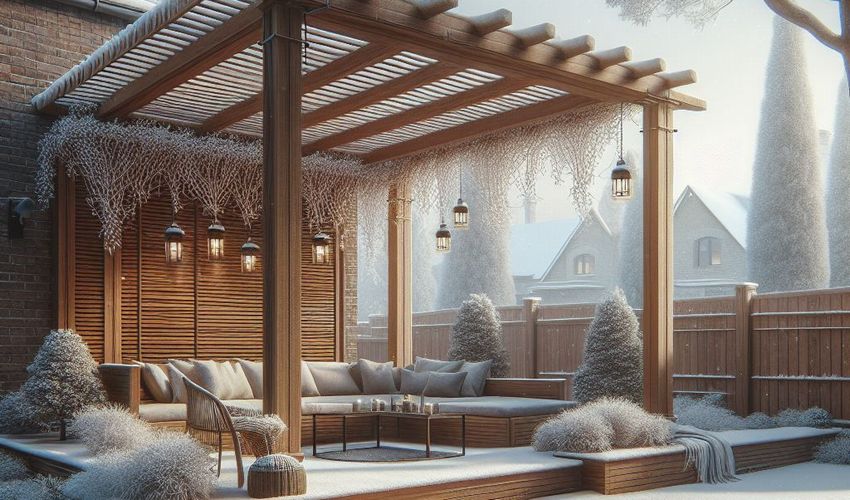 Jak Si Vyrobit Zimni Pristresek Na Pergole