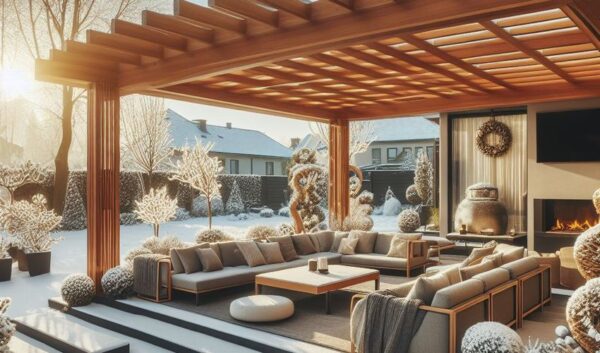pergola zima