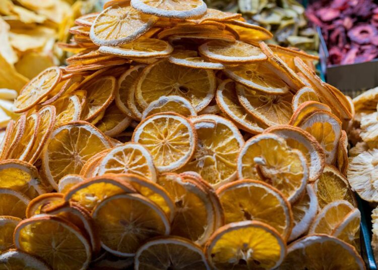 Sušení citrusových plodů pro aromaterapii