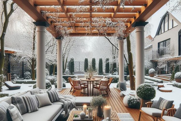 pergola - zima